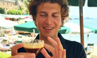 Gstaad Guy drinks a shakerato in Italy