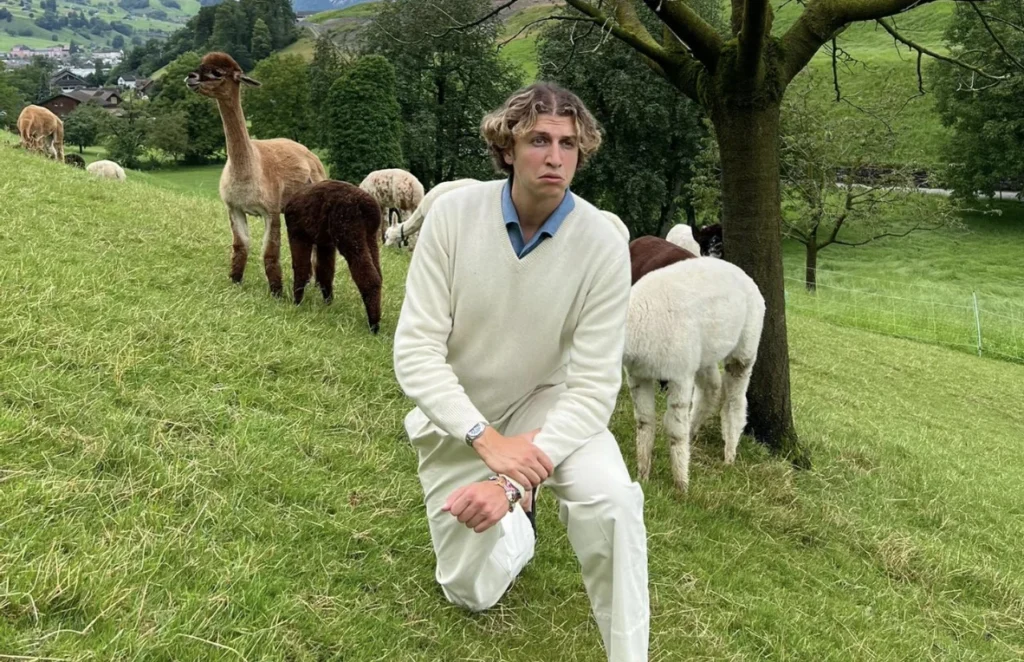 Gstaad-Guy-With-Alpacas-In-The-Countryside - Parasocial Magazine Gstaad Guy with alpacas in the countryside