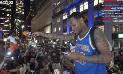 Tylil streams Knicks watch party
