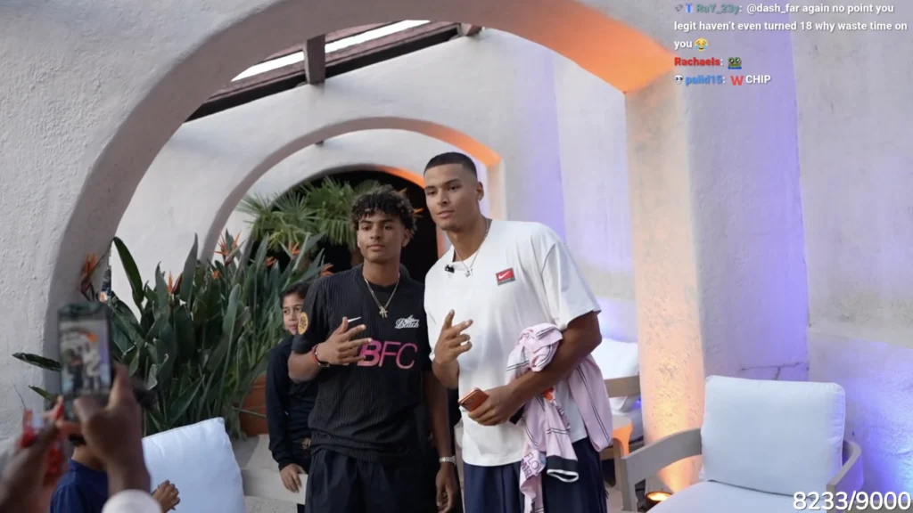 Marlon Garcia takes photo in first stream after announcing Nike deal. - Parasocial Magazine Marlon Garcia takes photo in first stream after announcing Nike deal.