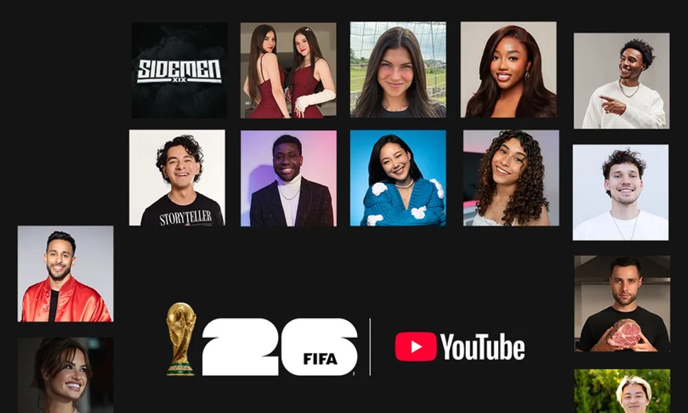 YouTube Names 24 Creator Correspondents for World Cup 2026