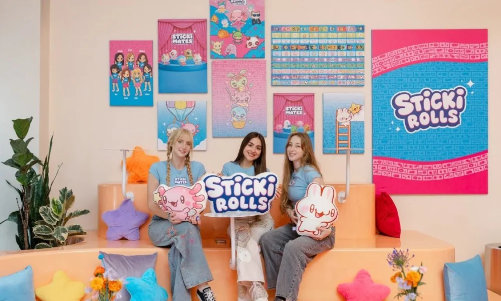 Anna and Erin (Kawaii artists / Sticki Rolls co-creators), Sticki Rolls YouTube strategy