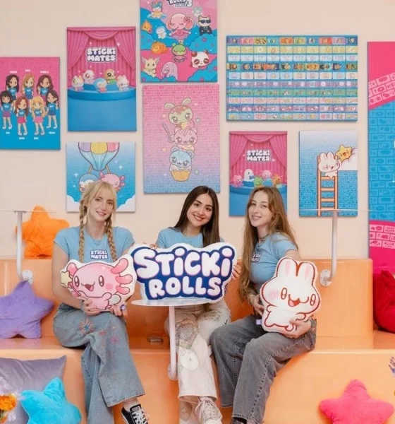 Anna and Erin (Kawaii artists / Sticki Rolls co-creators), Sticki Rolls YouTube strategy
