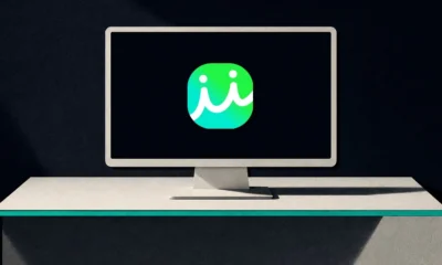 Illustration (device family): the MyyShop mark in a constructed device scene