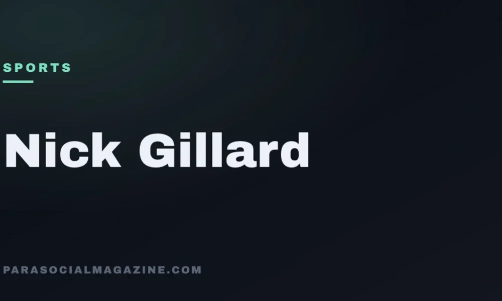 Nick Gillard — Parasocial Magazine