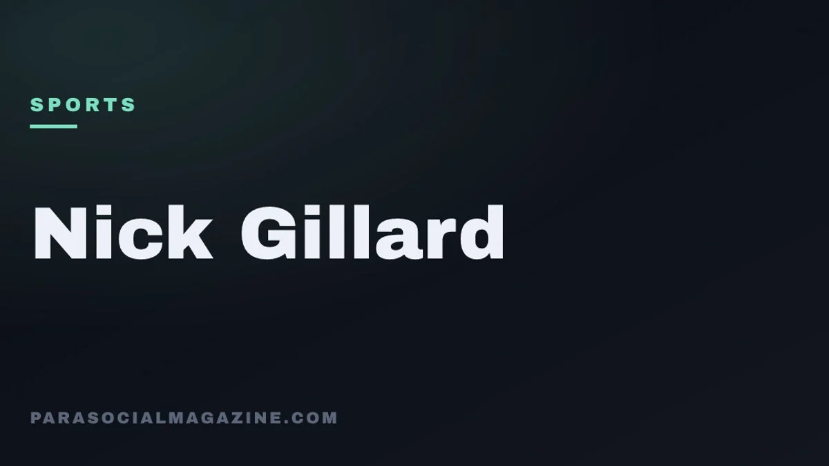 Nick Gillard — Parasocial Magazine