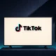 Illustration (device family): the TikTok mark in a constructed device scene